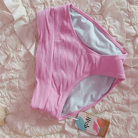 Nani Swimwear Textured Mulberry Mid Rise Bottom - Picture 3 of 5